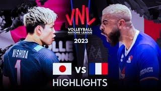 LEGENDARY MATCH  JAPAN vs FRANCE  Mens VNL 2023