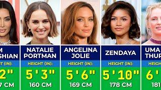  Heights of Famous Hollywood Actresses in 2024  Tallest and Shortest Actresses