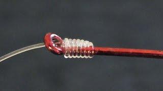 Easy Way To Snell A Hook - How To Tie A Hook To Fishing Line.