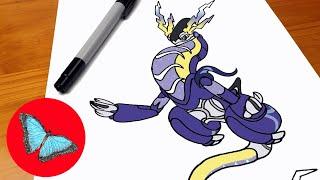 How To Draw Pokemon - Miraidon Easy Step by Step