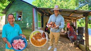 COCINANDO Lo Que Nos GUSTA Con La FAMILIA COCINANDO A LEÑA RD