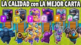 CUAL CALIDAD TIENE LA MEJOR CARTA?  NUEVA CALIDAD  OLIMPIADAS de CLASH ROYALE