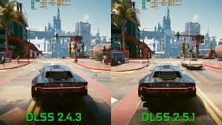 Cyberpunk 2077  4K DLSS 2.4.3 vs DLSS 2.5.1 - Significant Image Quality Improvements  RTX 4080