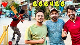 SARFARAZ AHMAD KO 6 SIXES MAR K MATCH HARA DIA ️ STREET CRICKET VLOG  ADEEL VLOGS