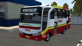 Livery BUSSID PO. Widia Cikijing Cikarang mod Minibus Mitsubishi Canter Adil Bumel Mods