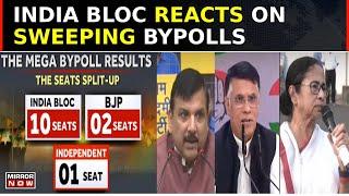 Mega Bypoll Results INDIA Bloc Jolts BJP NDA By Winning 10 Of 13 Seats  Top News  Reactions