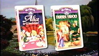 Alice in Wonderland 1951 - Robin Hood 1973 Promo VHS Capture