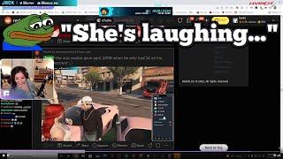 Jack Reacts to April Finding out hes Broke  NoPixel GTA RP