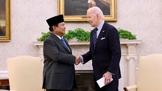 Presiden Prabowo Bertemu Presiden Joe Biden di Gedung Putih Washington DC 12 November 2024