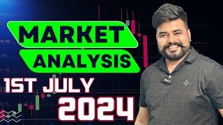 Market Analysis for 1st july  Trading Levels For Tomorrow  Banknifty and Nifty Predictions