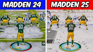 Madden 25 vs Madden 24 Side by Side Comparison