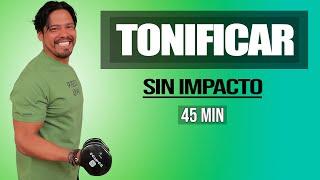 TONIFICAR TODO EL CUERPO SIN IMPACTO ️‍️ 45 Minutos