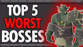 Top 5 WORST BOSSES in Old School Runescape  OSRS Top 5’s by nudfik