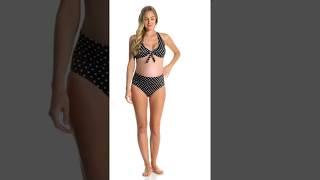 Prego Swimwear Maternity Dot Two Piece Set  SwimOutlet.com