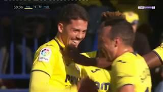 Golazo de Pablo Fornals de rabona en el Villarreal 1 Huesca 1  Audio Lluis Izquierdo