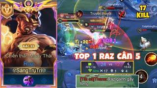 Top 1 Raz Ao Trình Rank Đại Cao Thủ Màn Băng Trụ Cân 5 Khiên Team Bạn Khen Hết Lời Của Top Raz Aov