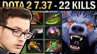 Ursa Gameplay Miracle with 22 Kills and Battlefury - Dota 2 7.37