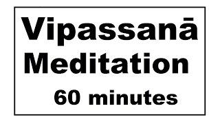 Vipassanā Meditation a daily meditation timer. 60 minutes. Bell every 5. Meditation videos series