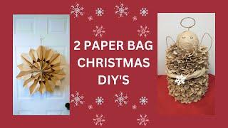 2 EASY PAPER BAG CHRISTMAS DIYS
