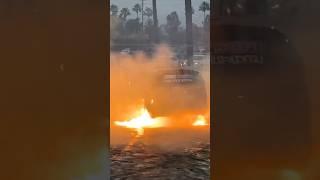 Truck caught on fire  #shorts #truck #trending