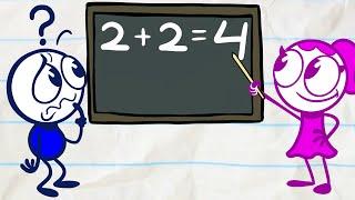 Pencilmate Just Cant Do MATH  Pencilmation  Animated Cartoons