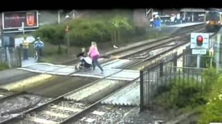 More moments of madness at UKs level crossings