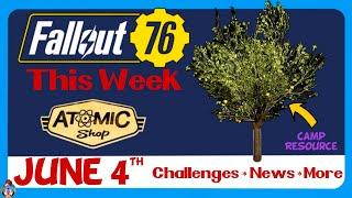 Weekly News & Update Atomic Shop & Challenges 6-4-24   Fallout 76