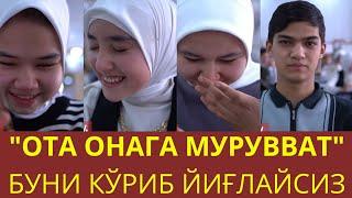 ОТА ОНАГА МУРУВВАТ ОШ ШАХРИ З.М БОБУР МАКТАБИ  БУНИ КЎРИБ ЙИҒЛАЙСИЗ. 