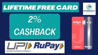 Best LIFETIME FREE CREDIT CARD for UPI Payment ?  Jupiter Edge CSB Bank RuPay Credit Card