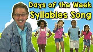 Days of the Week Syllables Song  Jack Hartmann  Syllable Song