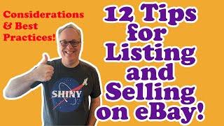 12 Tips to Remember when Listing and Selling on eBay Best Practice & Process Considerations