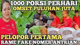 1000 PORSIHARI OMSET PULUHAN JUTA  PELOPOR PERTAMA JUALAN RAME PAKE NOMOR ANTRIAN  IDE USAHA UNIK