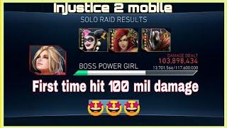 First time hit 100mil damage with Predator batman Heartbreaker harley Quinn entangling Poison Ivy