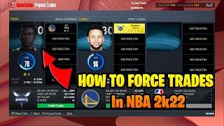 *Still Works* How To Force Trades In NBA 2K23 Next Gen My League  NBA 2k Tutorial