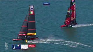 Americas Cup 5 a 3 New Zealand-Luna Rossa gli highlights della regata più bizzarra della storia