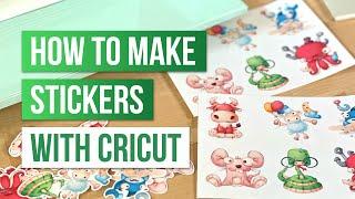 How to Make Stickers with Cricut  – Kiss Cut and Die Cut Stickers on Shipping Label Stickers