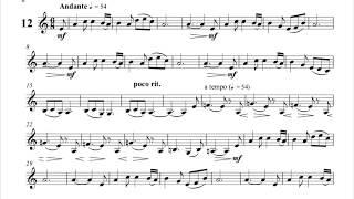 Ost Lyrical Study #12 for Trumpet