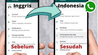 Cara Merubah Bahasa di Whatsapp hp Inggris ke Indonesia - Ko Tutorial