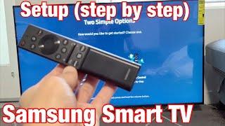 Samsung Smart TV How to Setup step by step UHD AU8000 Series