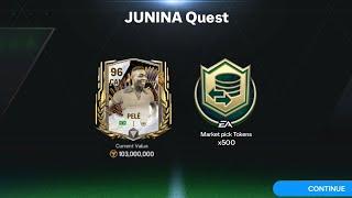 FESTA JUNINA  FREE 96 OVR PELE  HOW TO COMPLETE PELE QUESTS  FREE MARKET PICK TOKENS 