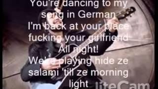 Voltaire - I Am Rammstein Lyrics Video