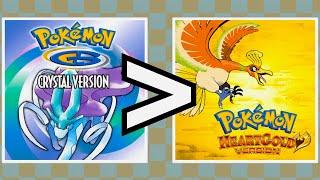 Pokémon Crystal is Better Than Pokémon HeartgoldSoulsilver