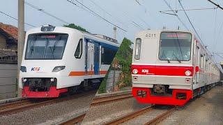 Kumpulan KRL Elit Dan Keren Di Dekat Stasiun Kalideres