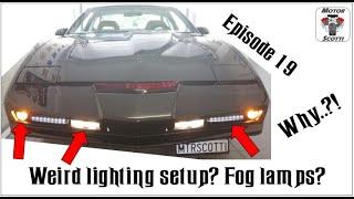 KITT Firebird Trans Am - Episode 19 - DRL & fog lamps installation