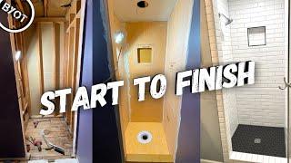 small BATHROOM MAKEOVER  START TO FINISH Part 1 of 2