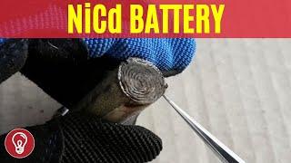 NiCd Nickel-Cadmium Battery Teardown