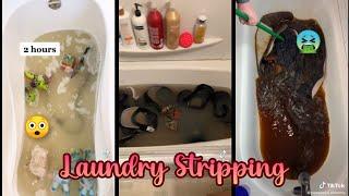 Laundry Stripping TikTok Compilation #1  Vlogs from TikTok