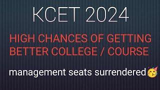 Kcet 2024good news for second extended round candidates chances of upgration