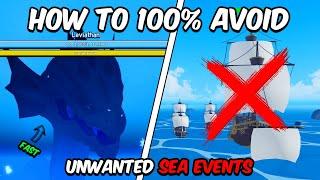 How to ENTIRELY Avoid Unwanted SEA EVENTS in Blox Fruit Tips & Tricks