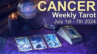 CANCER WEEKLY TAROT READING SOMEONE HAS SOMETHING IMPORTANT TO SAY July 1st-7th 2024 #weeklytarot